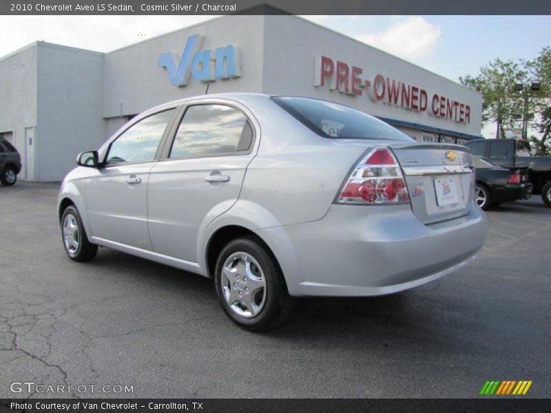 Cosmic Silver / Charcoal 2010 Chevrolet Aveo LS Sedan