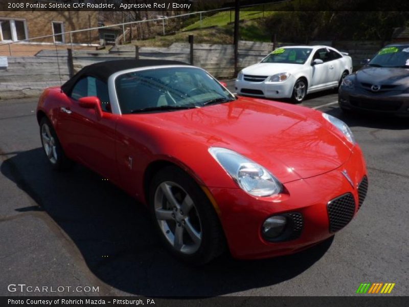 Aggressive Red / Ebony 2008 Pontiac Solstice GXP Roadster