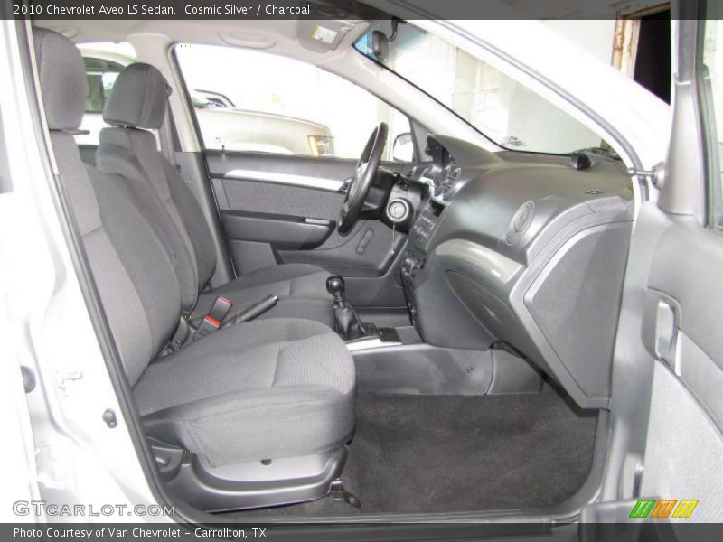 Cosmic Silver / Charcoal 2010 Chevrolet Aveo LS Sedan