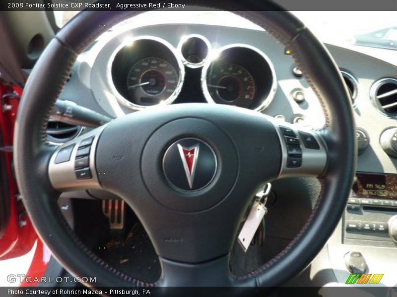 Aggressive Red / Ebony 2008 Pontiac Solstice GXP Roadster