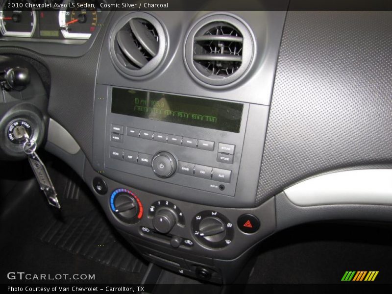 Cosmic Silver / Charcoal 2010 Chevrolet Aveo LS Sedan