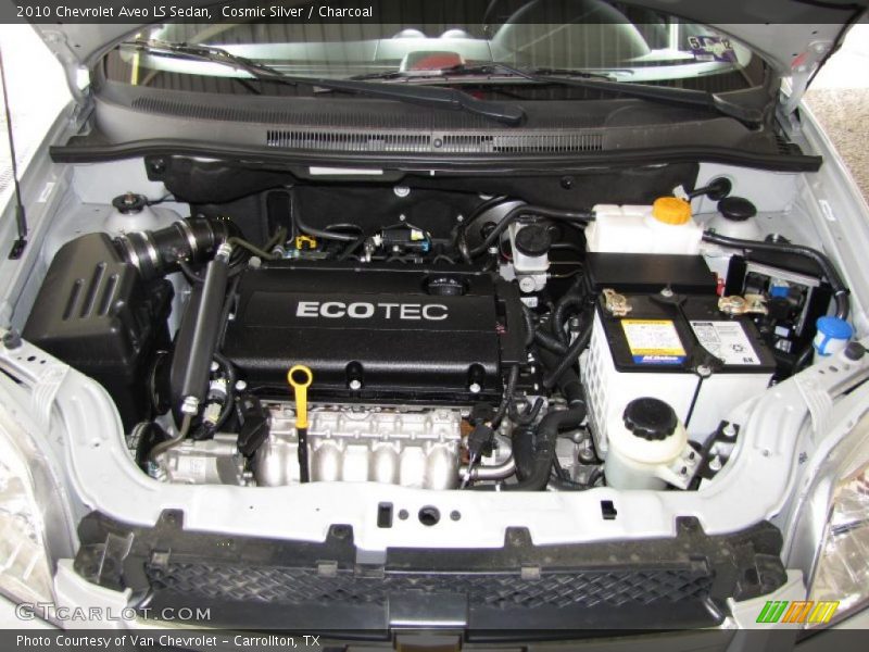Cosmic Silver / Charcoal 2010 Chevrolet Aveo LS Sedan