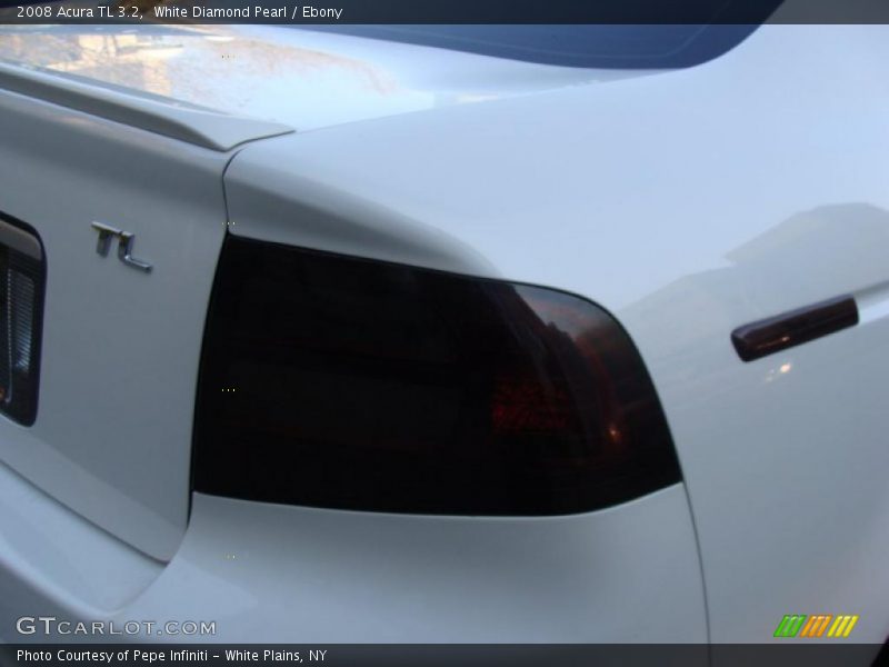 White Diamond Pearl / Ebony 2008 Acura TL 3.2