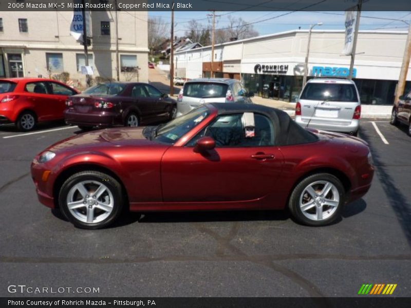 Copper Red Mica / Black 2006 Mazda MX-5 Miata Roadster