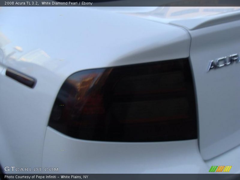 White Diamond Pearl / Ebony 2008 Acura TL 3.2