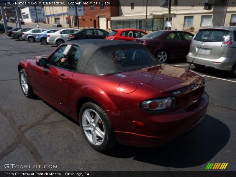 Copper Red Mica / Black 2006 Mazda MX-5 Miata Roadster