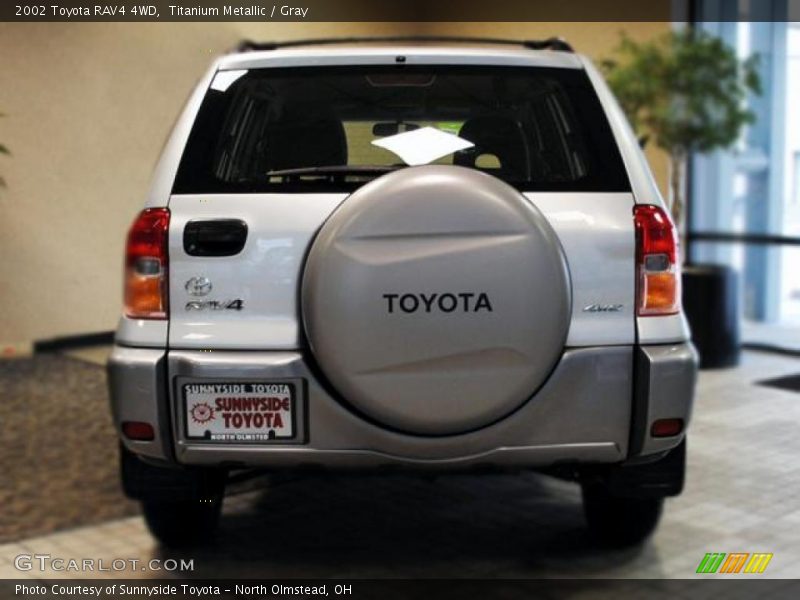 Titanium Metallic / Gray 2002 Toyota RAV4 4WD