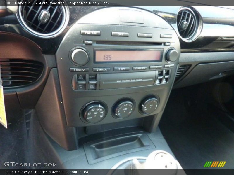 Copper Red Mica / Black 2006 Mazda MX-5 Miata Roadster