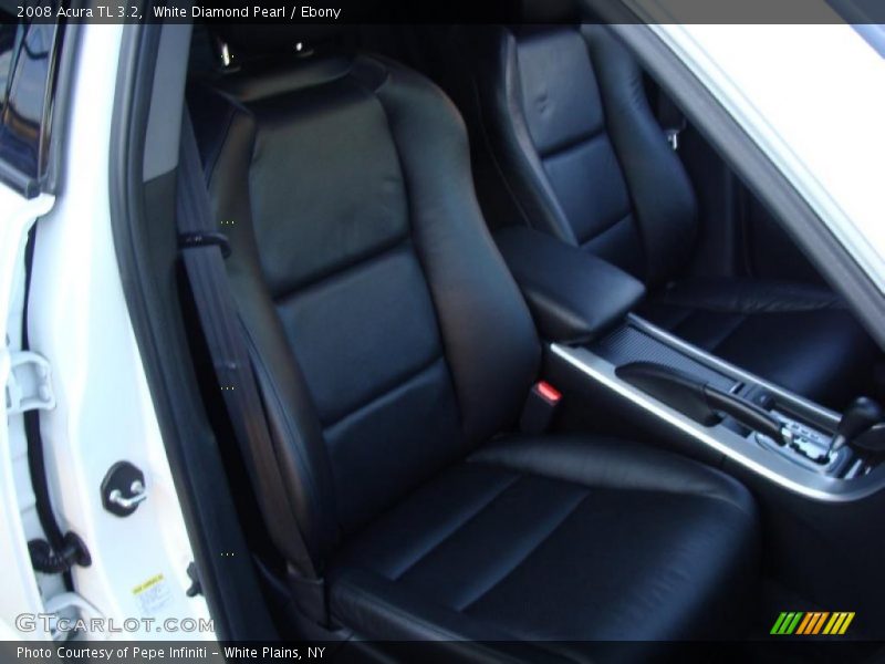 White Diamond Pearl / Ebony 2008 Acura TL 3.2