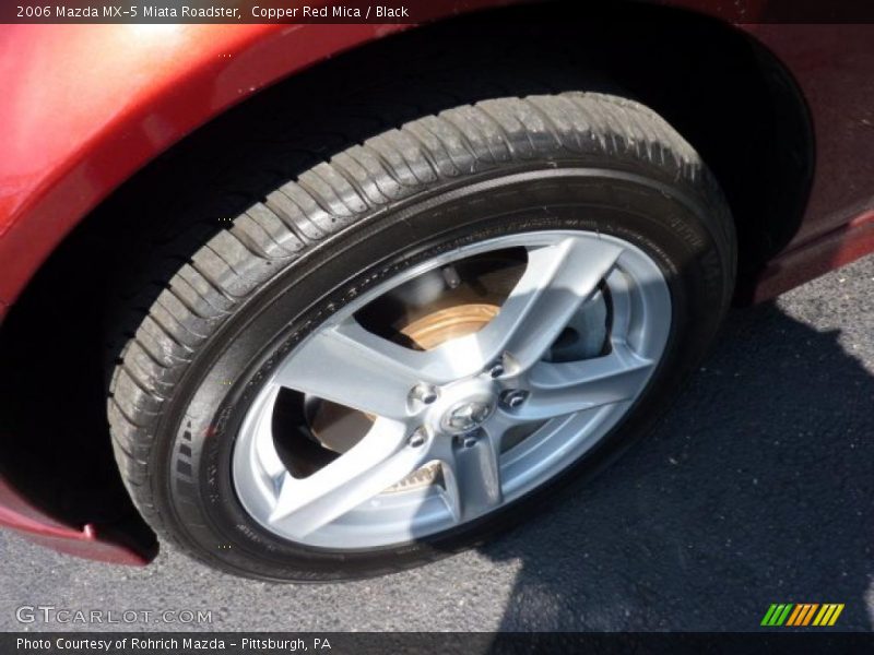 Copper Red Mica / Black 2006 Mazda MX-5 Miata Roadster