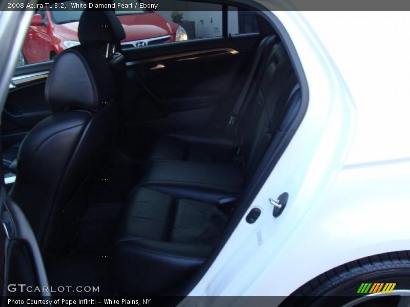 White Diamond Pearl / Ebony 2008 Acura TL 3.2