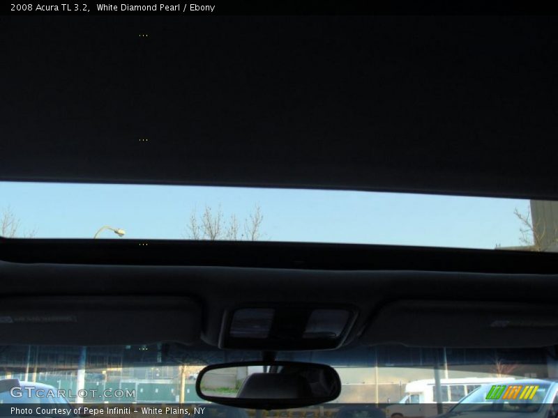 White Diamond Pearl / Ebony 2008 Acura TL 3.2