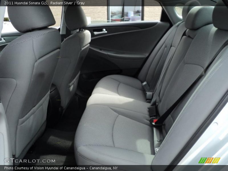 Radiant Silver / Gray 2011 Hyundai Sonata GLS