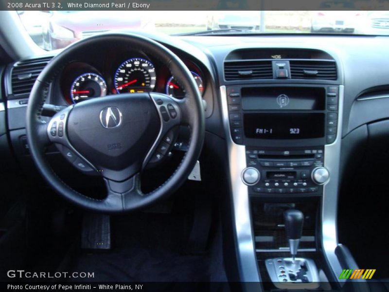 White Diamond Pearl / Ebony 2008 Acura TL 3.2