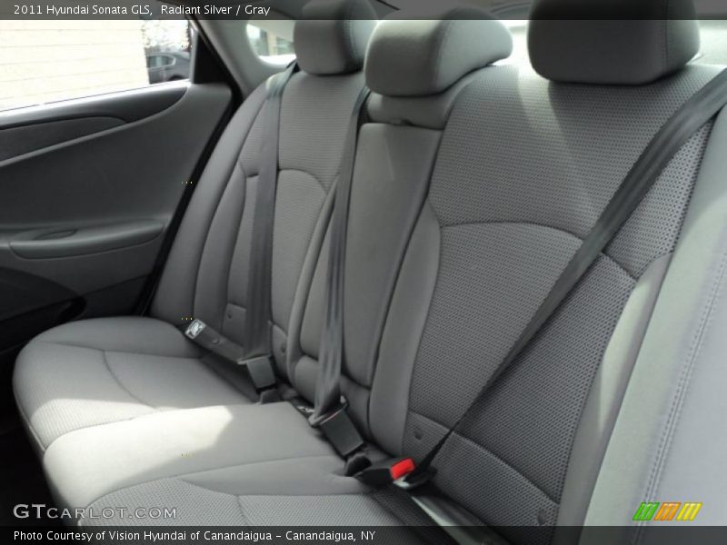 Radiant Silver / Gray 2011 Hyundai Sonata GLS