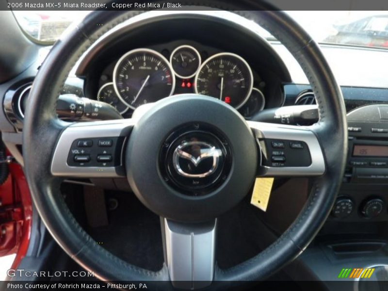 Copper Red Mica / Black 2006 Mazda MX-5 Miata Roadster