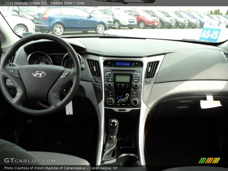 Radiant Silver / Gray 2011 Hyundai Sonata GLS