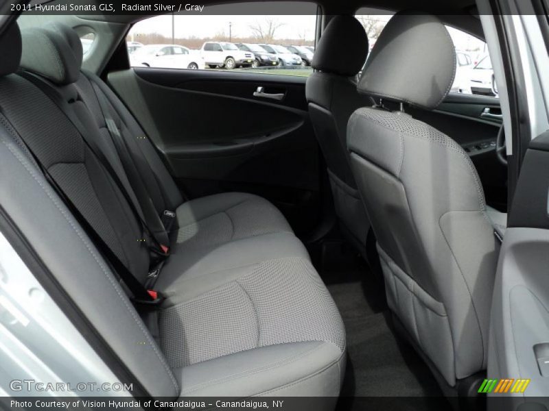 Radiant Silver / Gray 2011 Hyundai Sonata GLS