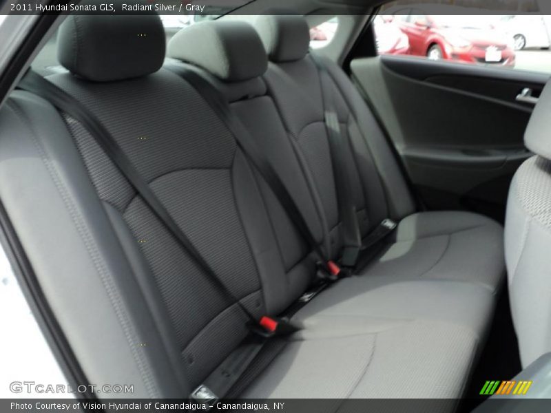 Radiant Silver / Gray 2011 Hyundai Sonata GLS
