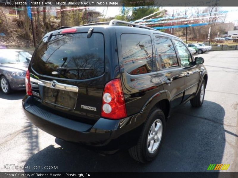 Mystic Black / Medium Pebble Beige 2005 Mazda Tribute s 4WD