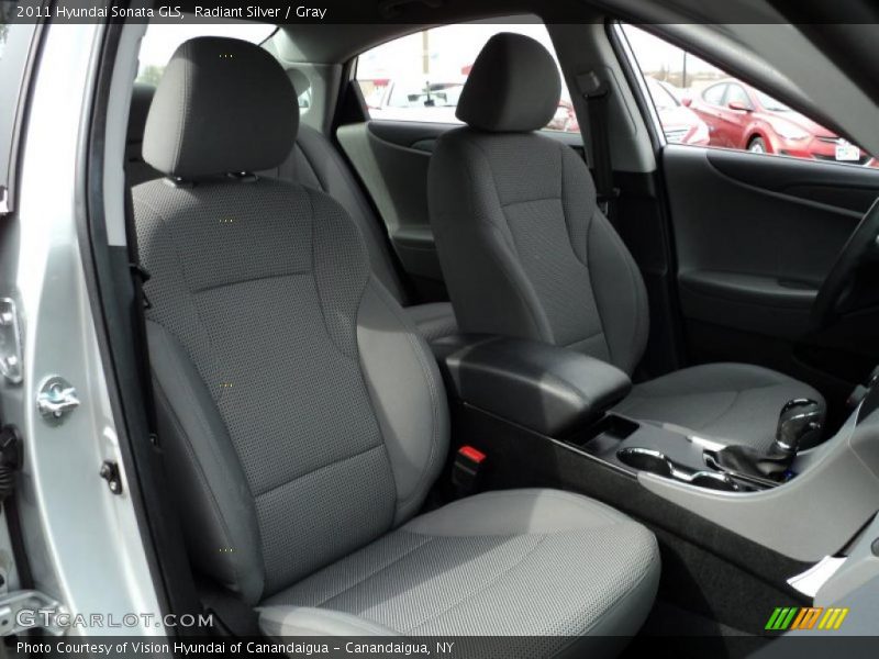 Radiant Silver / Gray 2011 Hyundai Sonata GLS