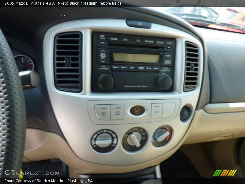 Mystic Black / Medium Pebble Beige 2005 Mazda Tribute s 4WD