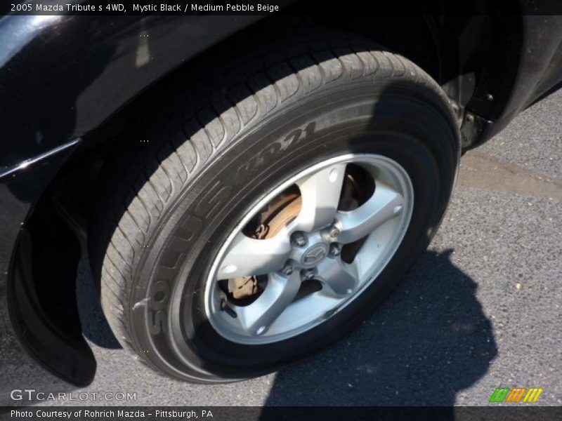 Mystic Black / Medium Pebble Beige 2005 Mazda Tribute s 4WD