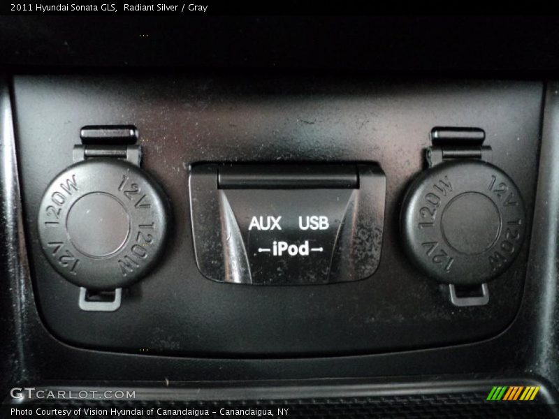 Radiant Silver / Gray 2011 Hyundai Sonata GLS