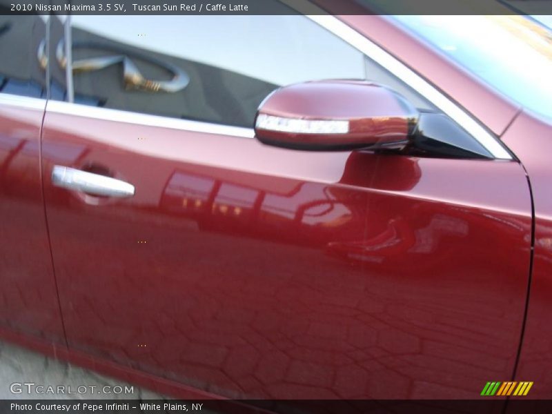 Tuscan Sun Red / Caffe Latte 2010 Nissan Maxima 3.5 SV