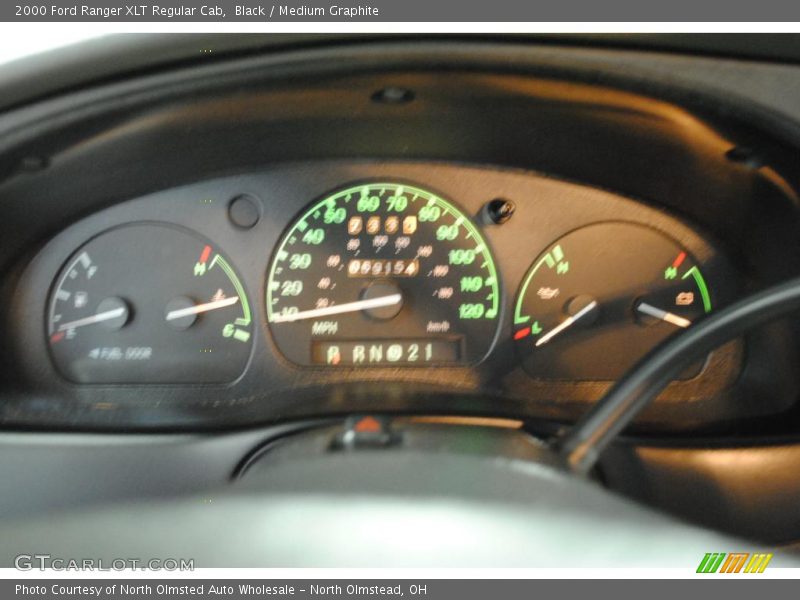 Black / Medium Graphite 2000 Ford Ranger XLT Regular Cab