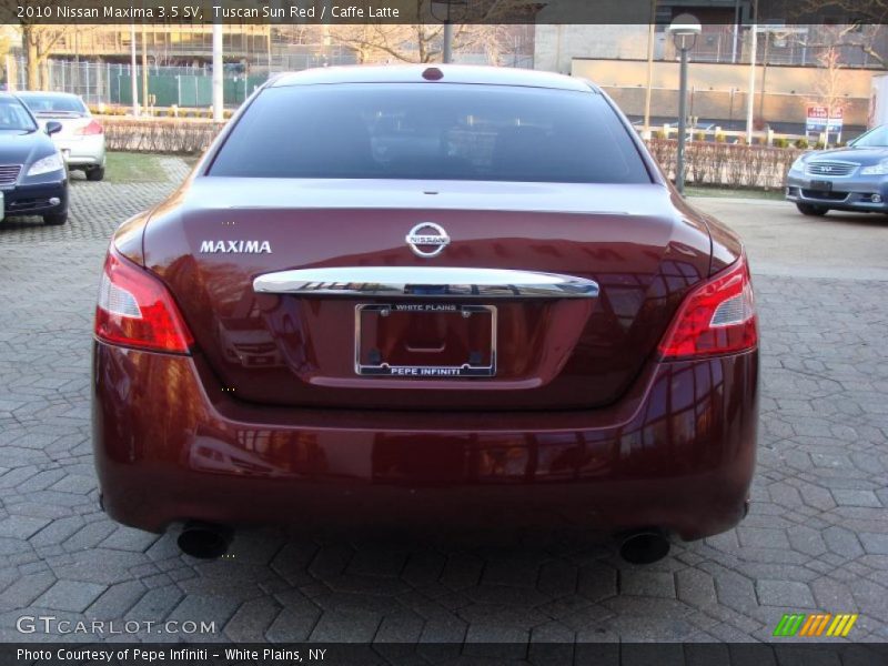 Tuscan Sun Red / Caffe Latte 2010 Nissan Maxima 3.5 SV