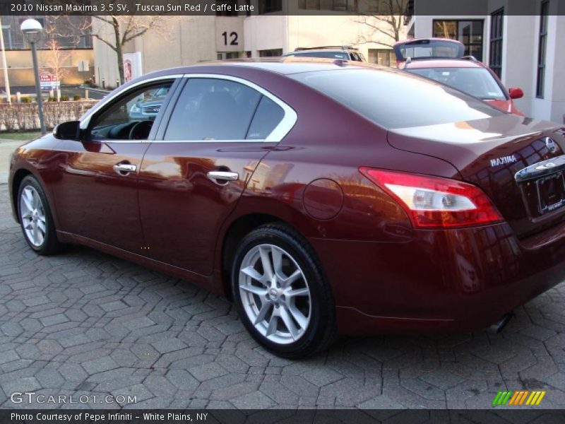 Tuscan Sun Red / Caffe Latte 2010 Nissan Maxima 3.5 SV