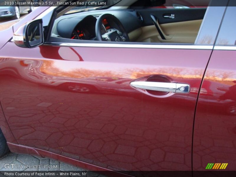 Tuscan Sun Red / Caffe Latte 2010 Nissan Maxima 3.5 SV