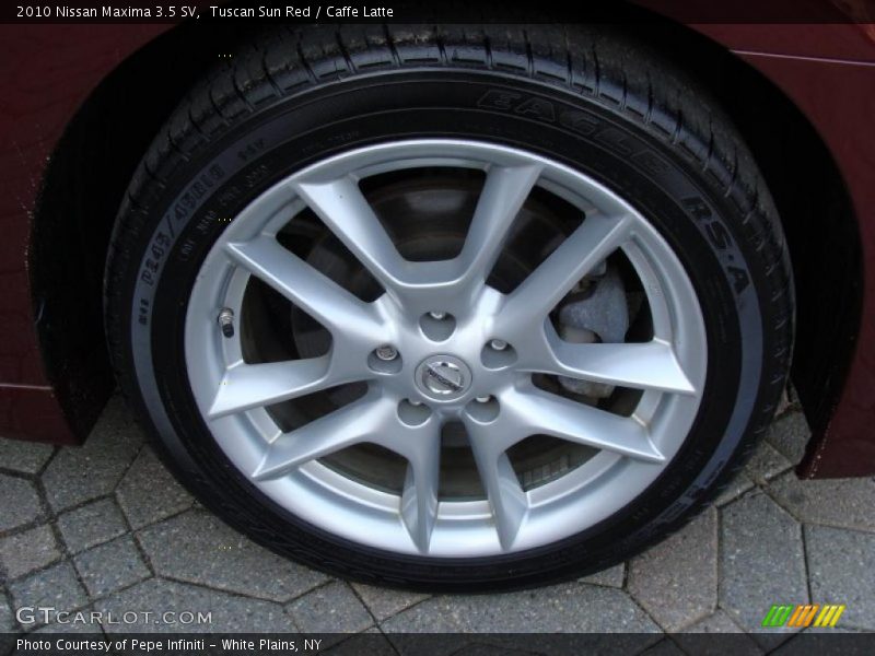 Tuscan Sun Red / Caffe Latte 2010 Nissan Maxima 3.5 SV