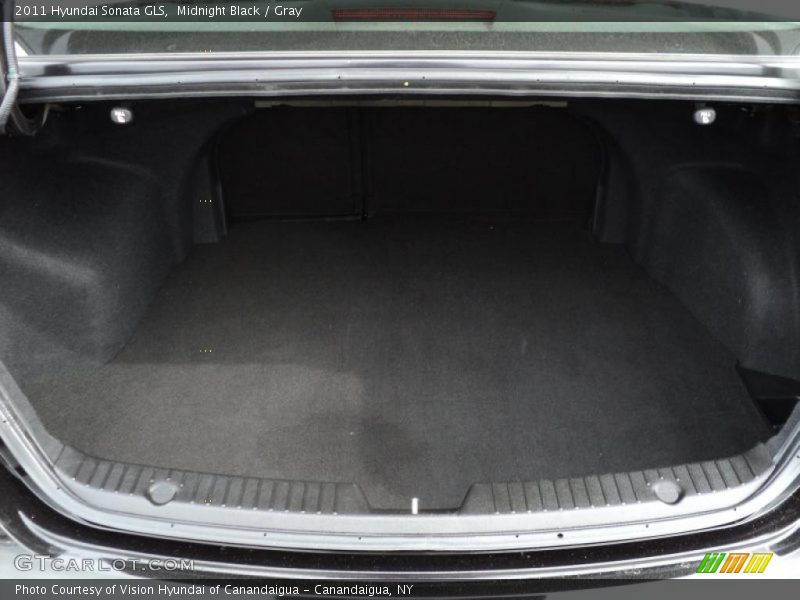 Midnight Black / Gray 2011 Hyundai Sonata GLS