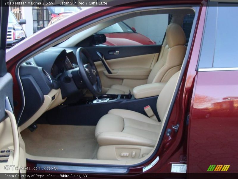 Tuscan Sun Red / Caffe Latte 2010 Nissan Maxima 3.5 SV