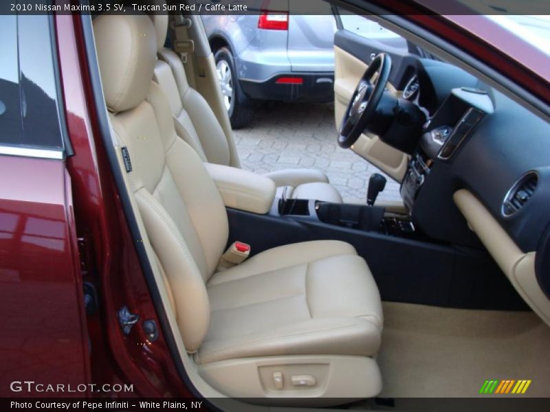 Tuscan Sun Red / Caffe Latte 2010 Nissan Maxima 3.5 SV