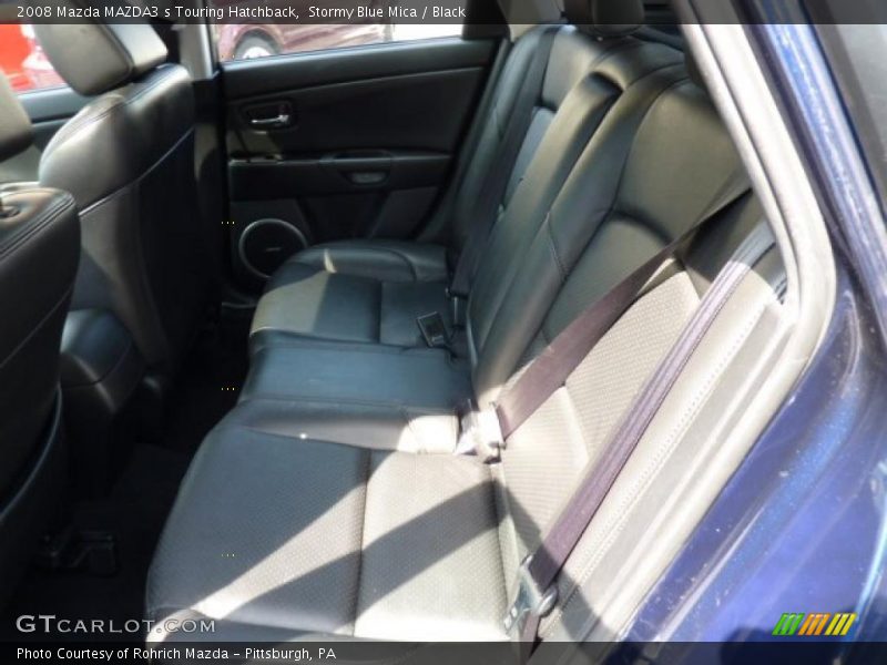 Stormy Blue Mica / Black 2008 Mazda MAZDA3 s Touring Hatchback