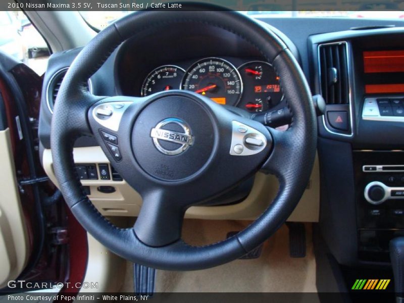 Tuscan Sun Red / Caffe Latte 2010 Nissan Maxima 3.5 SV