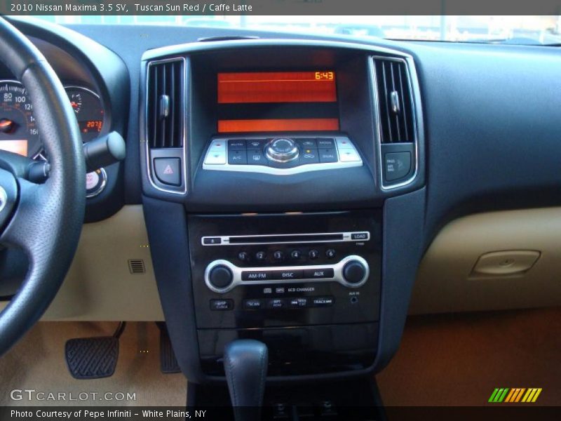 Tuscan Sun Red / Caffe Latte 2010 Nissan Maxima 3.5 SV