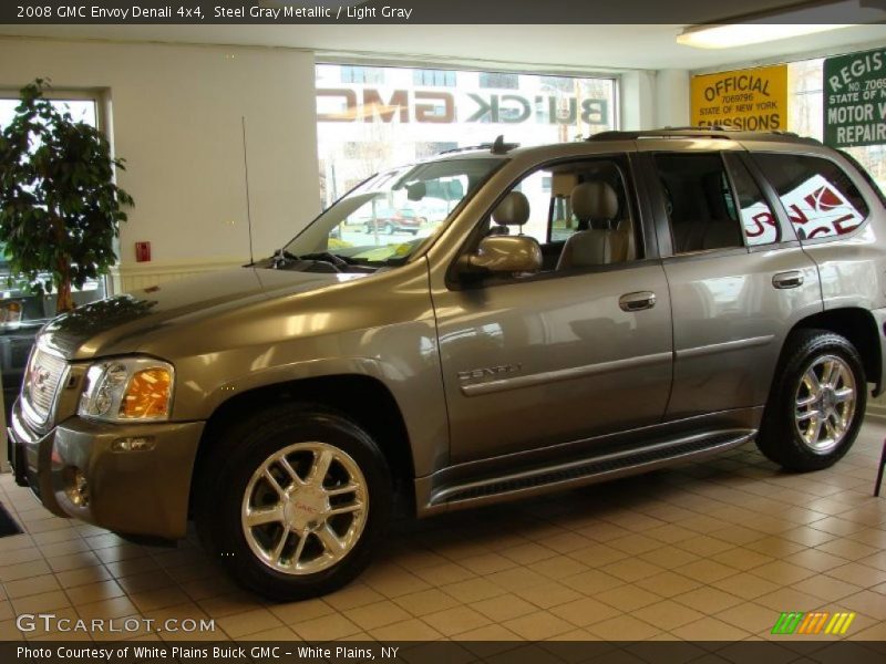 Steel Gray Metallic / Light Gray 2008 GMC Envoy Denali 4x4