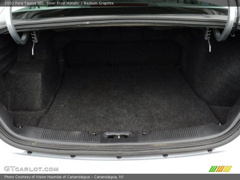 Silver Frost Metallic / Medium Graphite 2002 Ford Taurus SES