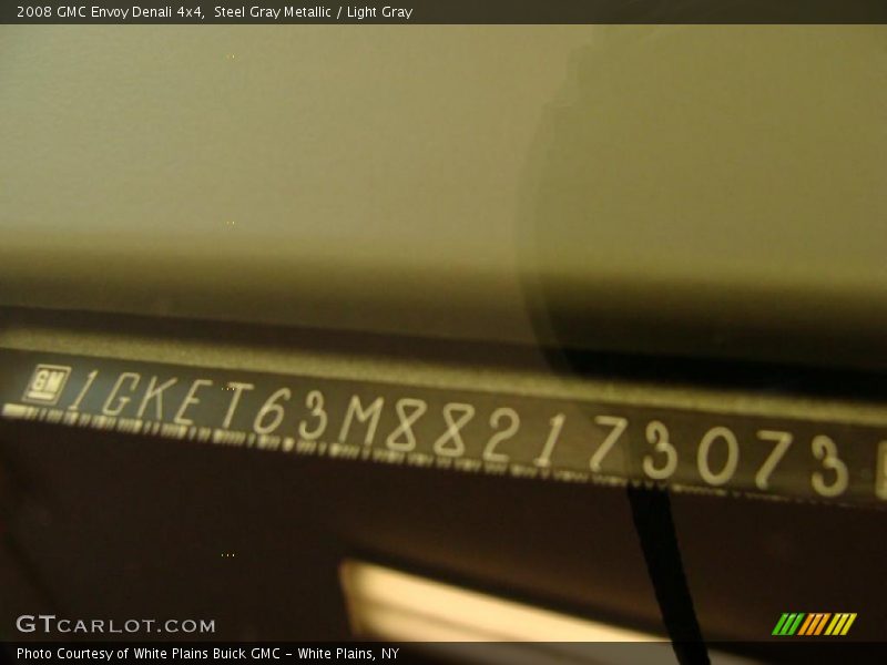 Steel Gray Metallic / Light Gray 2008 GMC Envoy Denali 4x4