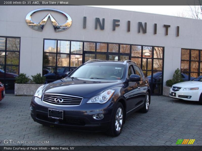 Blue Slate / Wheat 2008 Infiniti EX 35 AWD