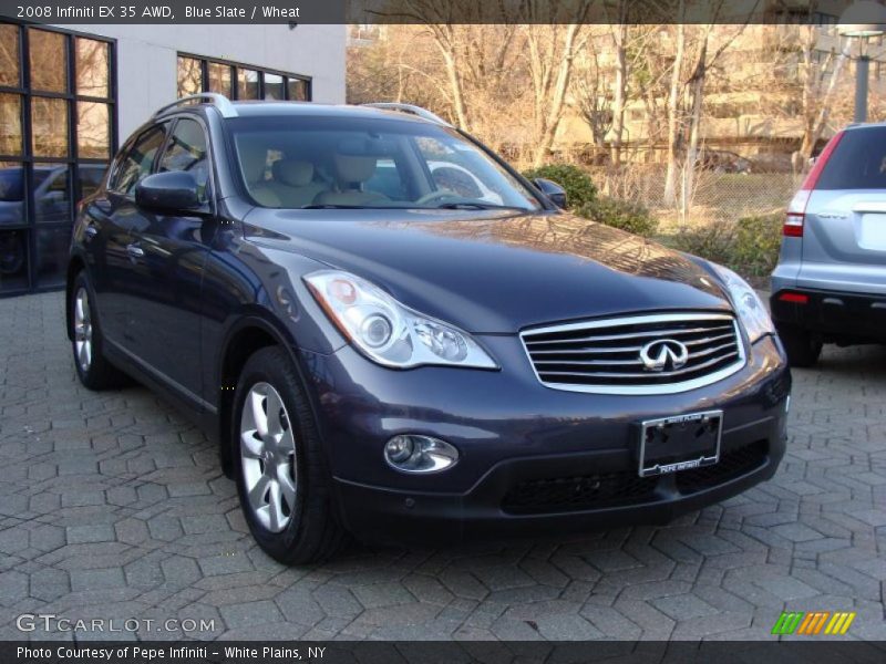 Blue Slate / Wheat 2008 Infiniti EX 35 AWD