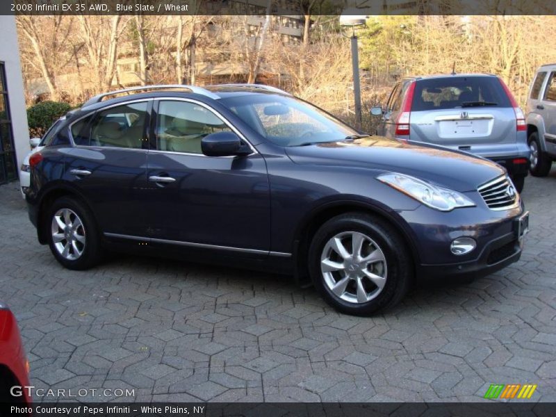 Blue Slate / Wheat 2008 Infiniti EX 35 AWD