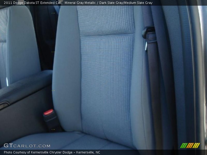 Mineral Gray Metallic / Dark Slate Gray/Medium Slate Gray 2011 Dodge Dakota ST Extended Cab