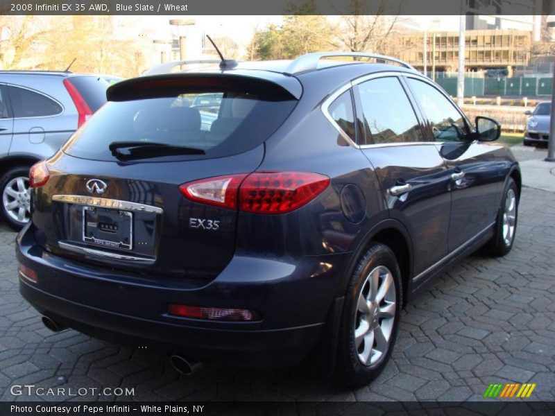Blue Slate / Wheat 2008 Infiniti EX 35 AWD