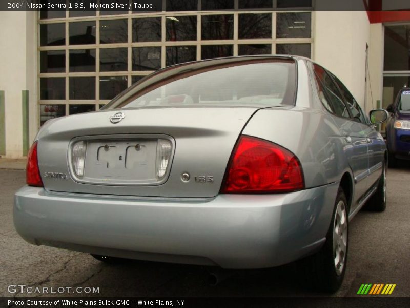 Molten Silver / Taupe 2004 Nissan Sentra 1.8 S
