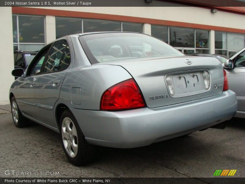 Molten Silver / Taupe 2004 Nissan Sentra 1.8 S